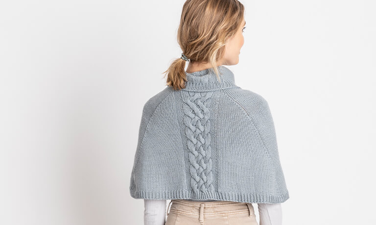 Calgary Capelet Knit-A-Long - Blue Sky Fibers