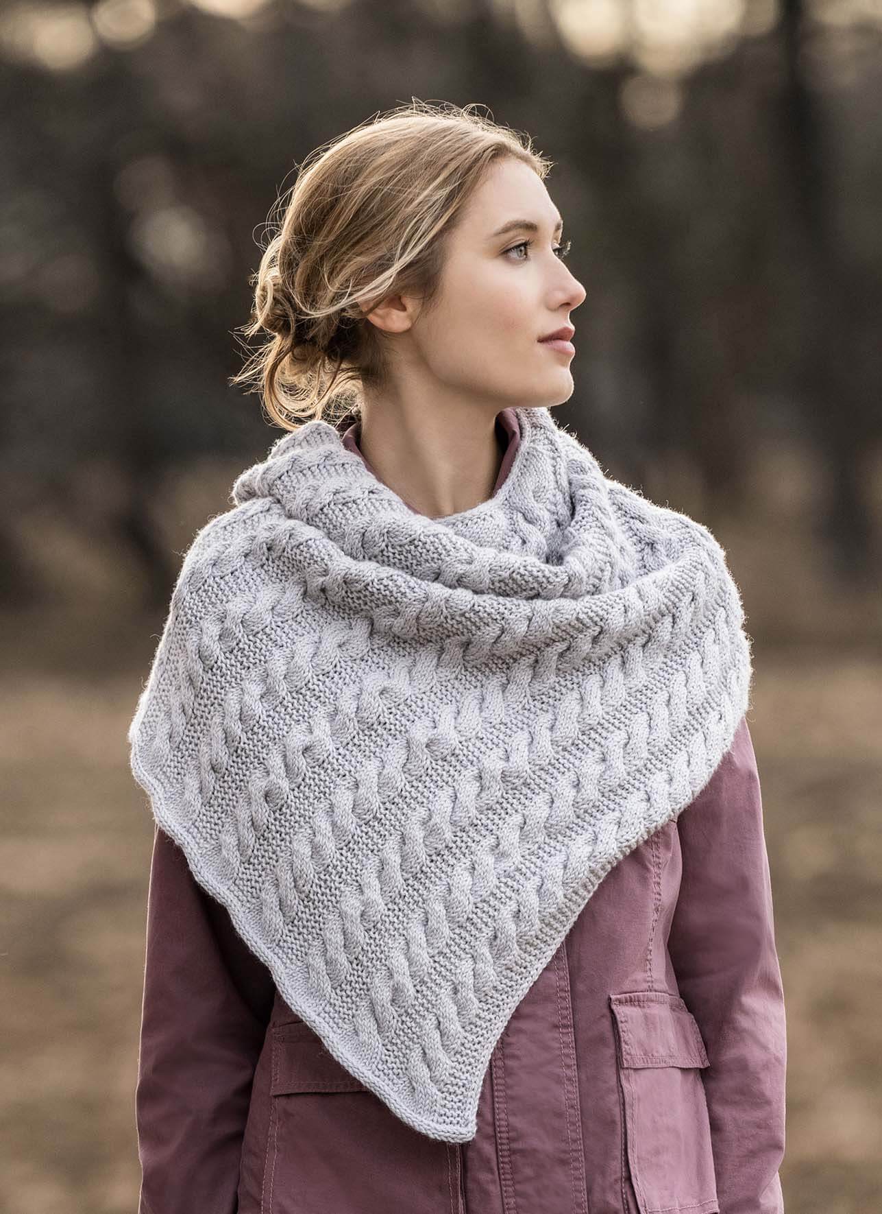 Livonia Shawl Pattern - Blue Sky Fibers